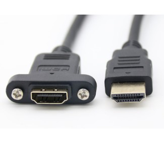 Καλώδιο Επέκτασης HDMI 1m (Panel Mount)