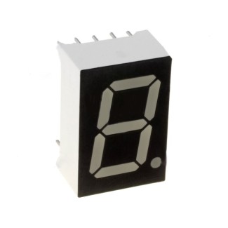 Single Digit 7-Segment 14.2mm - Blue Common Cathode