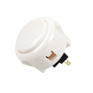 Arcade Push Button Mini 32mm - White