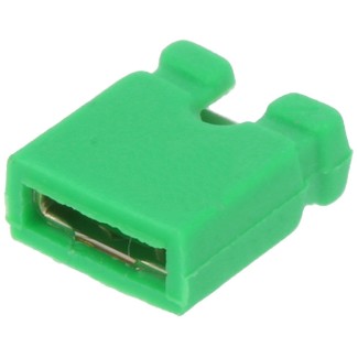 Jumper Pin Female 2.54mm 2-Pin Green