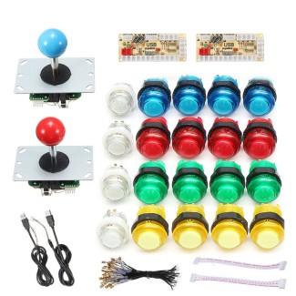 Arcade Machine Bundle - 2 Player - 30mm Button