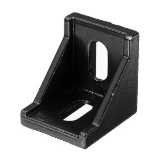 Cast - 90 Degree Corner Bracket for 4040 T-Slot - Black