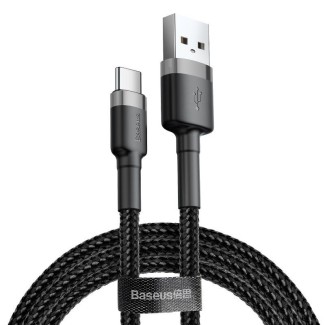 Καλώδιο USB A Αρσενικό σε C Αρσενικό - 1m Υφασμάτινο