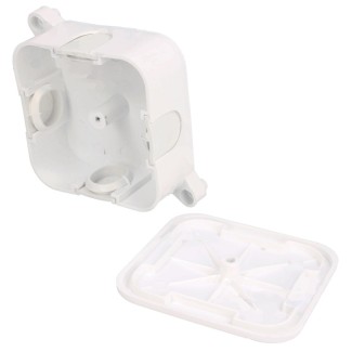 Junction Box 72x72x28mm - PP Grey IP44