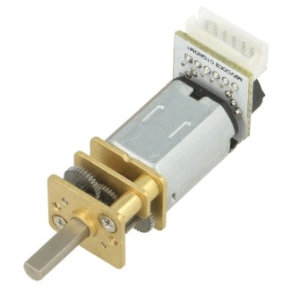 Micro Metal Gearmotor with Encoder - 52RPM