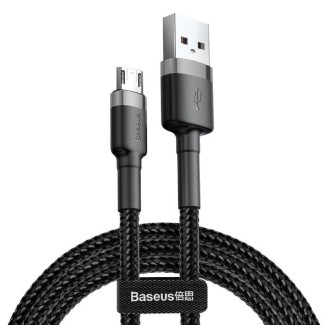 Καλώδιο USB A Αρσενικό σε USB B micro - 1m Υφασμάτινο