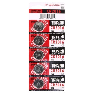 Μπαταρία Coin Cell CR2016 Maxell - 5 τμχ.