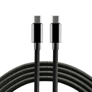 Καλώδιο USB C Αρσενικό σε C Αρσενικό 60W - 1m Υφασμάτινο