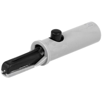 Crocodile Clip 60VDC 6A Socket 4mm - Black