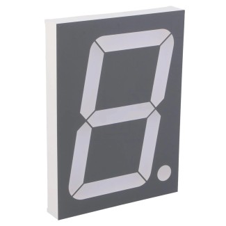 Single Digit 7-Segment 101.6mm - Red Common Cathode