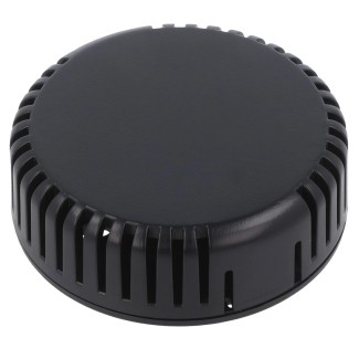 Project Box ø60x20.3mm Black (Vented)