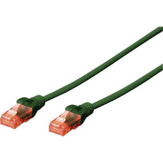 Καλώδιο Δικτύου U/UTP Cat 6 0.5m Πράσινο