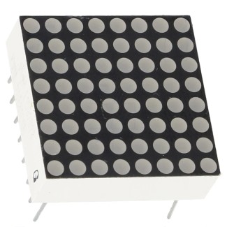 Led Matrix 8x8 Red - 20x20mm CC