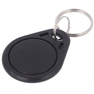 RFID Key Tag Black UNIQUE - 125kHz