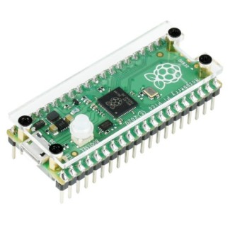 Clear Acrylic Protection Case for Raspberry Pi Pico