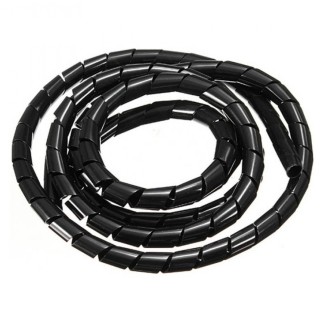 Σπιράλ Καλωδίου 10.8mm Μαύρο - 10m
