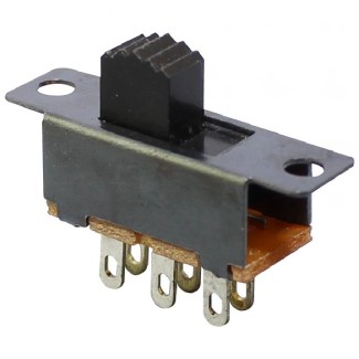 Διακόπτης Συρόμενος DPDT On-On (0.5A/50VDC)