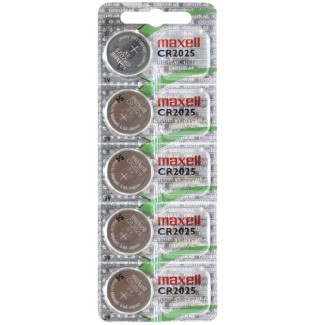 Battery Coin Cell CR2025 Maxell Hologram - 5 pcs.