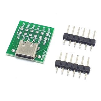 USB Type-C Breakout Board - 12 Pin Header