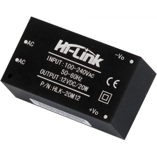 Τροφοδοτικό PCB 12V 20W 1.6A HiLink - HLK-20M12