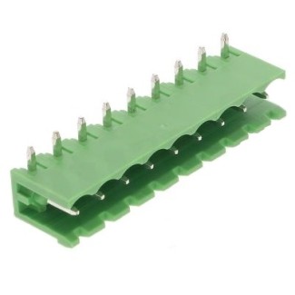 Terminal Block Pluggable 9 Pins Male Angle (P5.08)