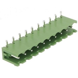 Κλέμα Ζευγαρωτή 10 Pins Γωνιακή Αρσενική (P5.08)