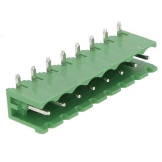 Κλέμα Ζευγαρωτή 8 Pins Γωνιακή Αρσενική (P5.08)