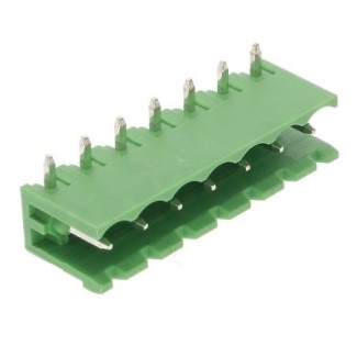 Κλέμα Ζευγαρωτή 7 Pins Γωνιακή Αρσενική (P5.08)