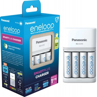 Φορτιστής για Μπαταρίες Panasonic Eneloop + 4x AA 2000mAh