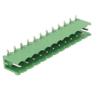 Κλέμα Ζευγαρωτή 12 Pins Γωνιακή Αρσενική (P5.08)