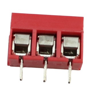 Screw Terminals 5.08mm Pitch (3-Pin) 16A Red