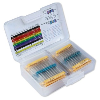 Metal Resistor Assortment Kit - 525pcs