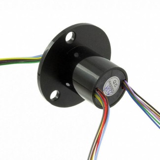 Slip Ring με Φλάντζα - Διαμέτρου 22mm, 12 Καλωδίων, max 240V @ 2A