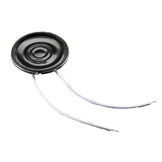 Mini Metal Speaker w/ Wires - 8 ohm 0.5W