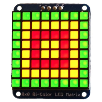 Adafruit Bicolor LED Square Pixel Matrix with I2C Backpack