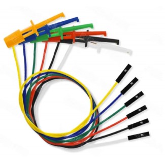 Test Cable Dupont Female to Hook - Pack of 6