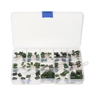 Polyester Film Capacitor Assortment Kit 0.33nF-470nF - 150pcs