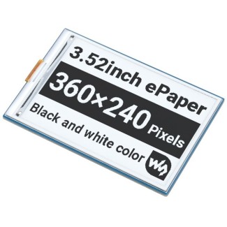 Pi Display e-Paper 3.52" ΗΑΤ 360x240 (Black-White)