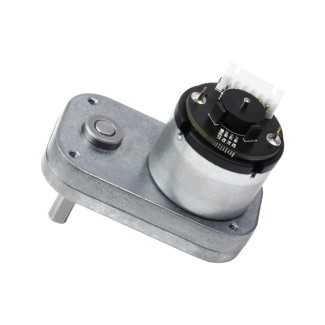 L-shaped DC Gear Motor with Encoder 240RPM