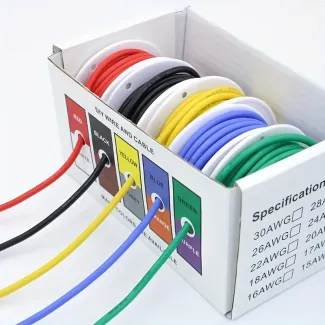 Καλώδια Πολύκλωνα 20AWG / 0.52mm2 - 5 Χρώματα