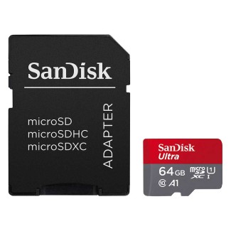 SanDisk microSD Ultra 64GB - 140MB/s + Adapter