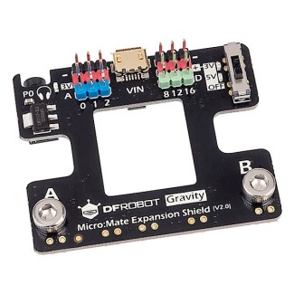 micro:Mate - Mini Expansion Board for micro:bit (Gravity Compatible)