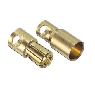 Bullet Connector 6mm 120A Pair