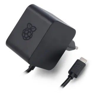 Raspberry Pi 5 27W USB-C Power Supply - Black