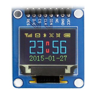 Display 0.96" 96x64 OLED, Display Size: 0.96