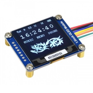 Display 1.5" White 128x128 OLED Module