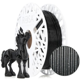 ROSA3D PLA Galaxy 1.75mm 0.5kg - Black, Color: Black