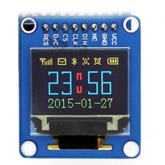 Display 0.96" 96x64 OLED (Vertical Headers)