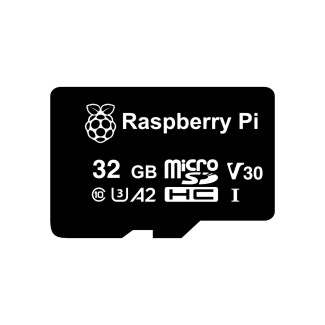 Raspberry Pi microSD Card - 32GB, Storage Capacity: 32GB