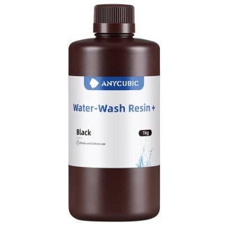 Anycubic Water-Wash Resin+ - Black 1kg, Απόχρωση: Black, Μπουκάλι: 1000